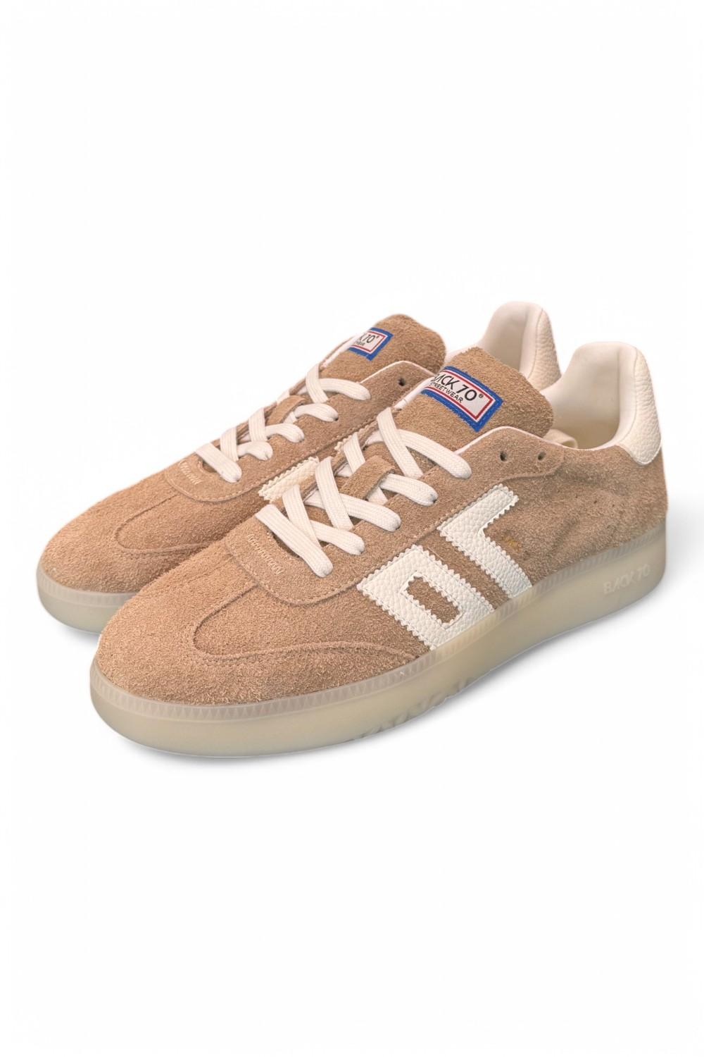 Sneaker uomo Boston beige Back 70<BR/> 