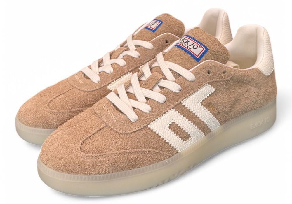 Sneaker uomo Boston beige Back 70<BR/> 