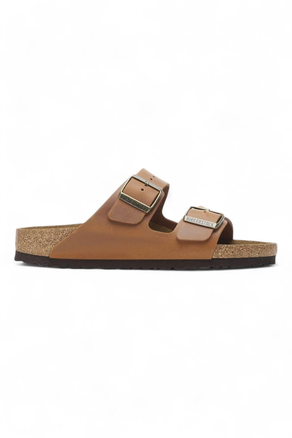 Ciabatta donna Arizona 1028401 cognac oil leather Birkenstock 