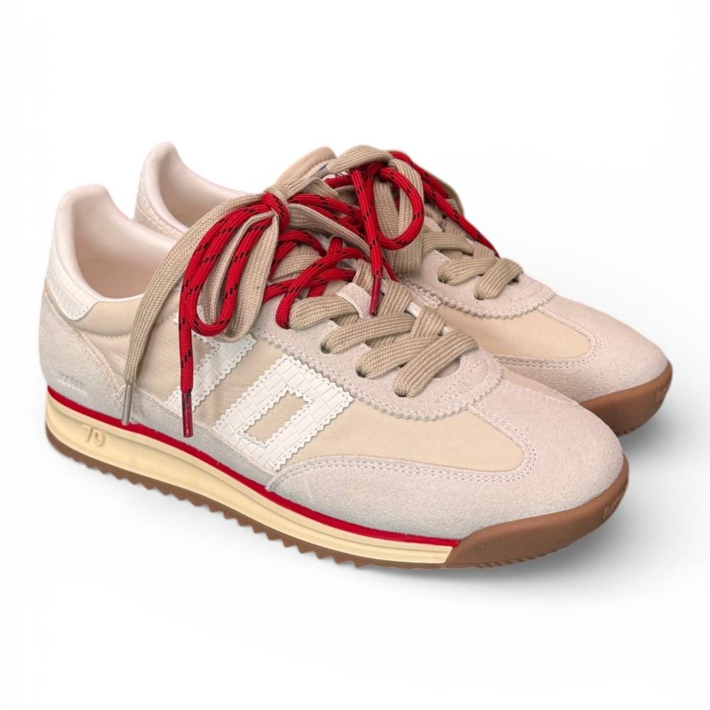 Sneaker Jogger nylon beige Back70 