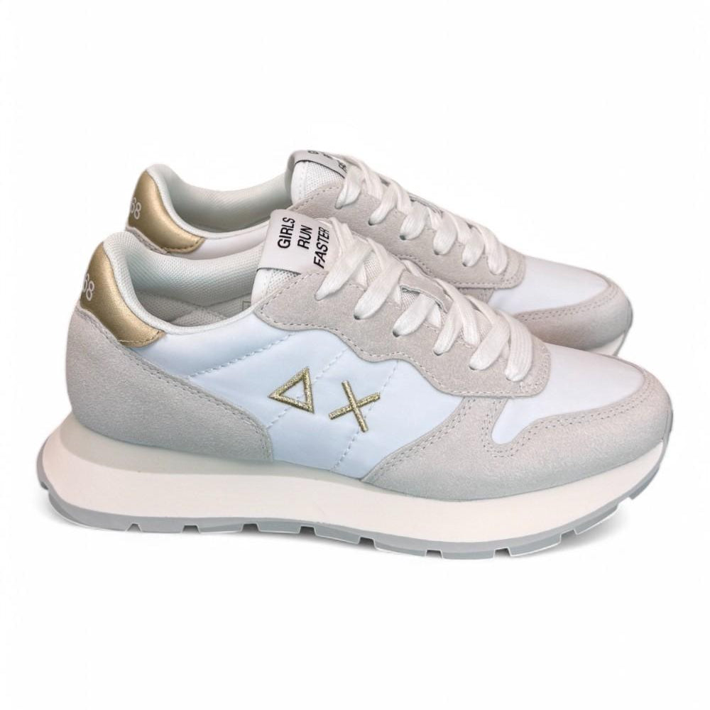Sneaker donna SUN 68 ALLY white gold 
