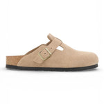 Sabot uomo Boston Birkenstock Suede sandcastle 1030883 