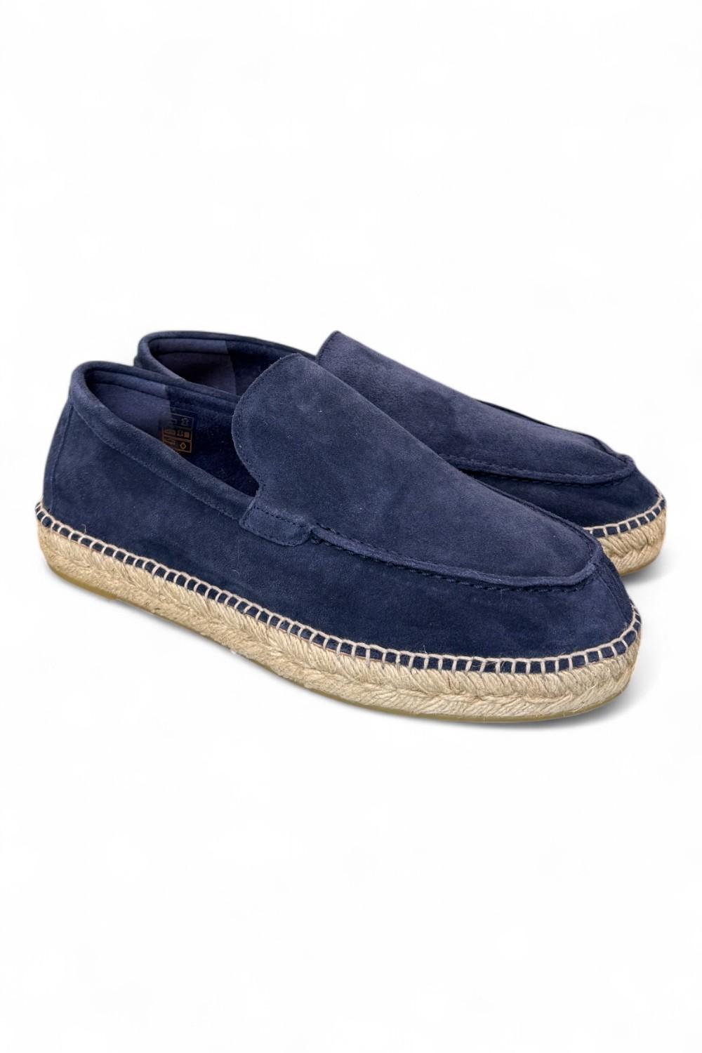 Espadrilles mocassino uomo suede azul Gaimo<BR/> 