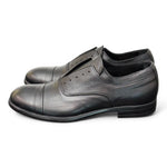 Scarpa uomo no-lace nera F.lli Rennella puntale 