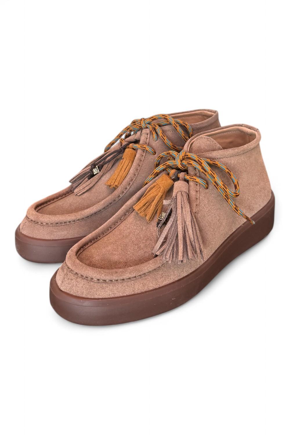 Polacco ingegnere suede taupe Meliné 