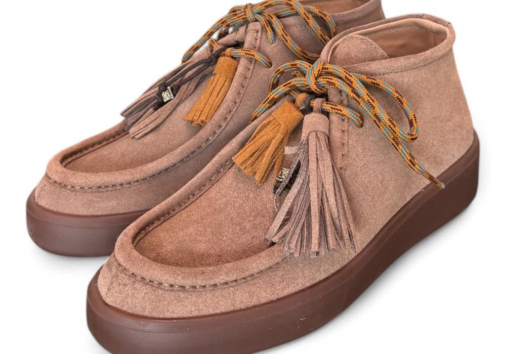 Polacco ingegnere suede taupe Meliné 