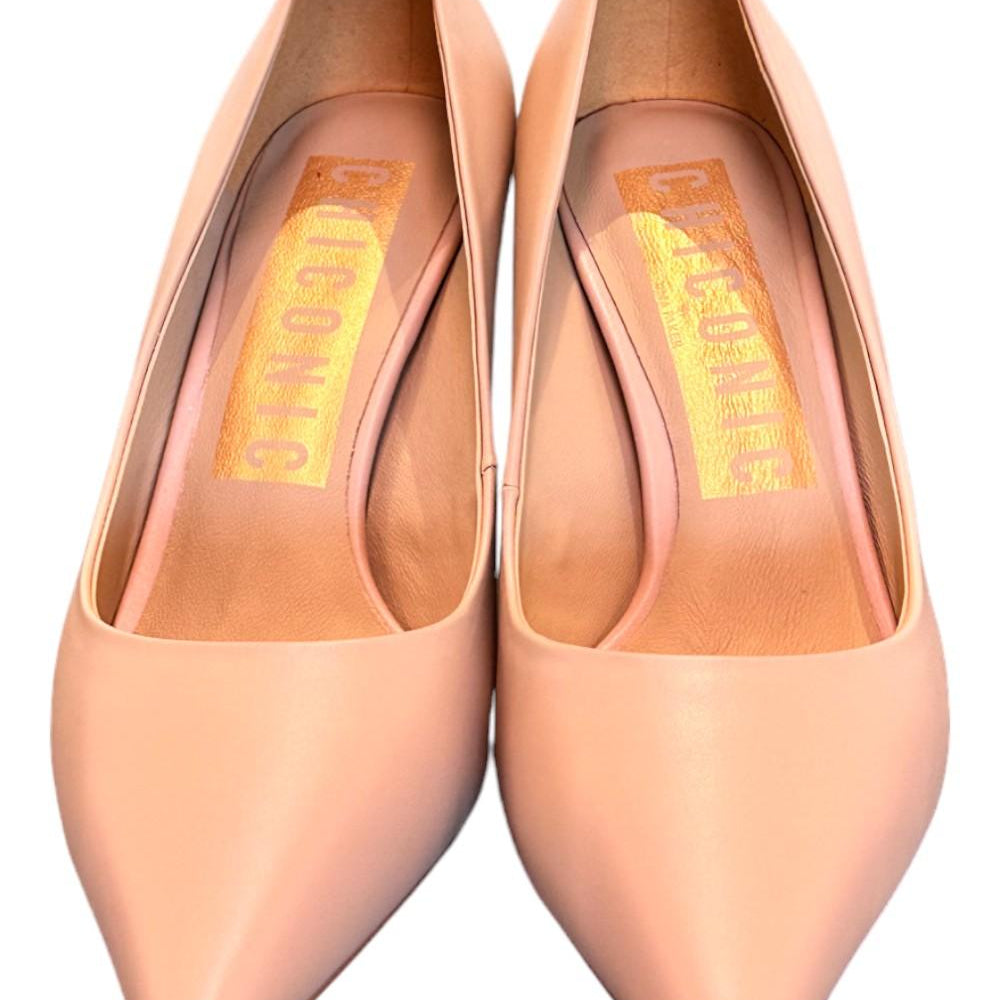 Decolté pelle nude tacco 70 Chiconic<BR/> 