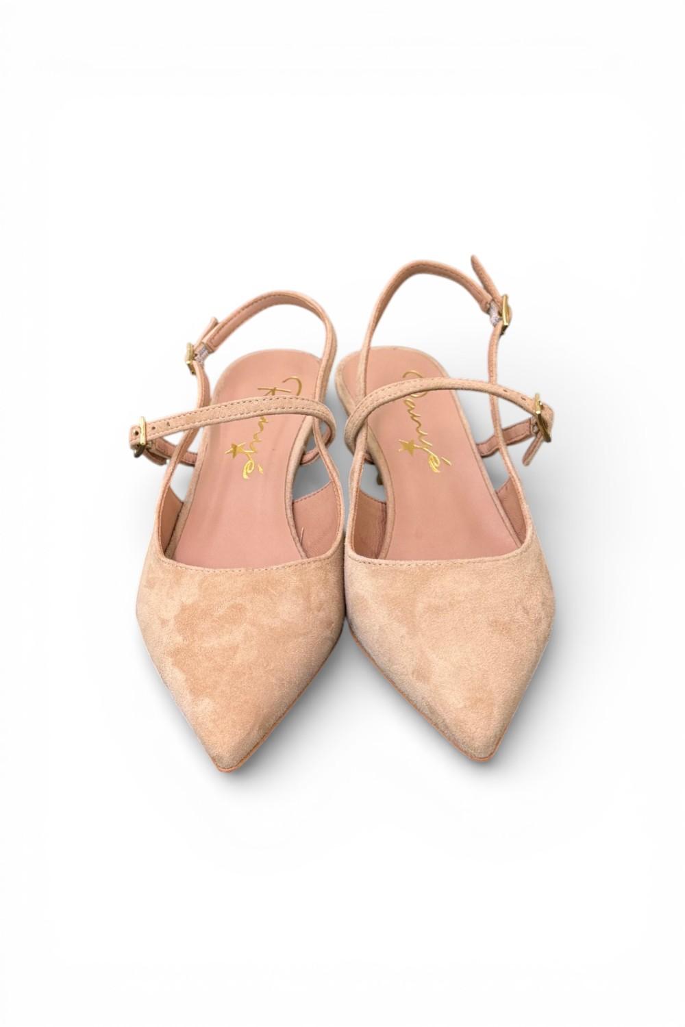 Slingback cintino suede beige Ranye 