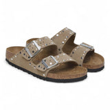 Ciabatta Arizona Rivet Suede Taupe 1029390 