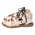 Sandalo schiava pelle latte Fabbrica dei Colli<BR/> 