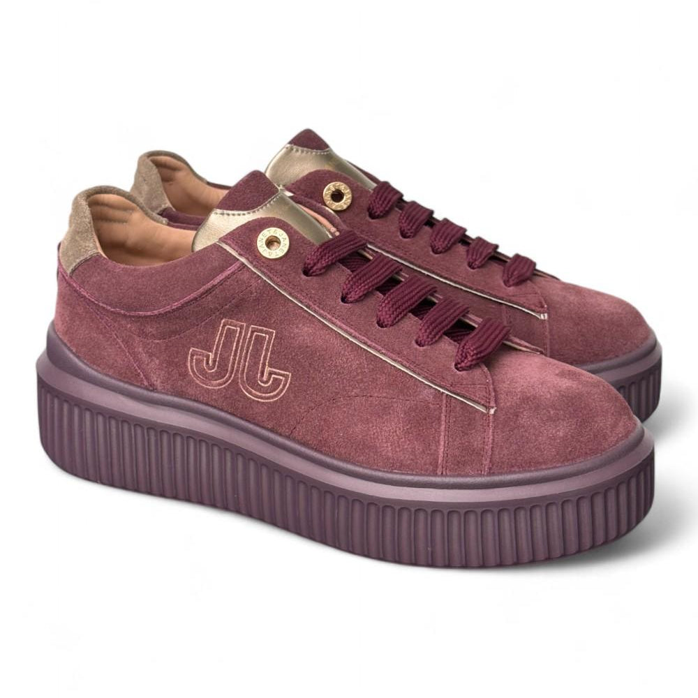 Sneaker donna suede bordeaux Janet & Janet 