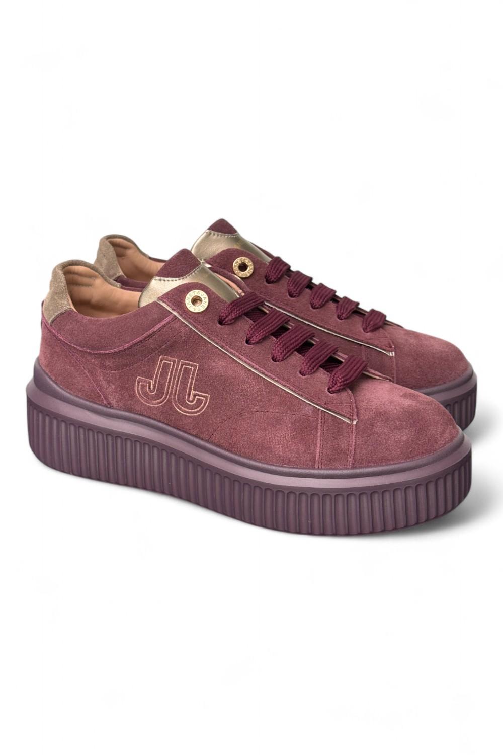Sneaker donna suede bordeaux Janet & Janet 