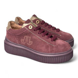Sneaker donna suede bordeaux Janet & Janet 