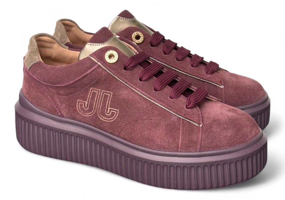 Sneaker donna suede bordeaux Janet & Janet 