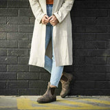 Stivaletto beatles pelle ingrassata marrone Blundstone donna 