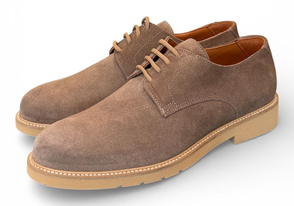 Allacciato camoscio taupe micro Exton 
