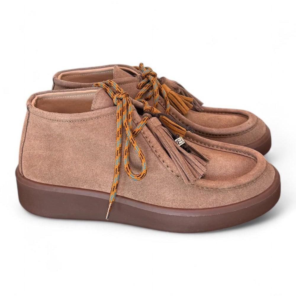 Polacco ingegnere suede taupe Meliné 