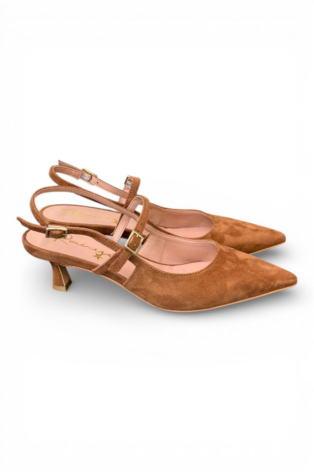 Slingback cintino suede sigaro Ranye 
