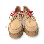 Scarpa barca XL suede beige Antica Bottega<BR/> 