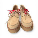Scarpa barca XL suede beige Antica Bottega<BR/> 