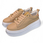 Sneaker Pia Gioplus pelle nude cavigliera 