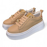 Sneaker Pia Gioplus pelle nude cavigliera 