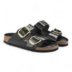 Ciabatta Arizona Big Buckle Shine Black Birkenstock 1021476 
