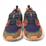 Sneaker uomo Flower Mountain Yamano 3 2B32 mud light brown navy 