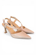 Slingback trasversale pelle osso Matteo Pitti