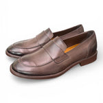 Mocassino liscio testa di moro Franco Fedele 