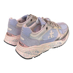 Sneaker donna Mased 8206 Premiata forata celeste argento 