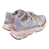 Sneaker donna Mased 8206 Premiata forata celeste argento 