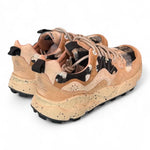 Sneaker donna Flower Mountain Yamano 3 4D58 mud light brown cheques 