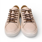 Sneaker pelle vintage bianca taglio vivo Crime London 