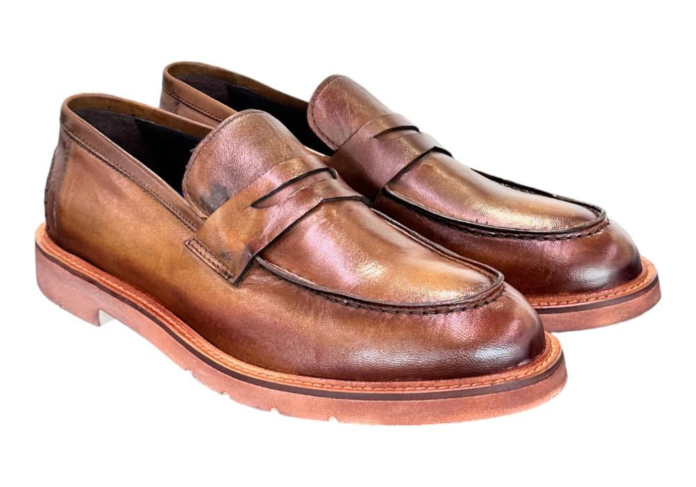 Mocassino uomo cuoio F.lli Rennella 