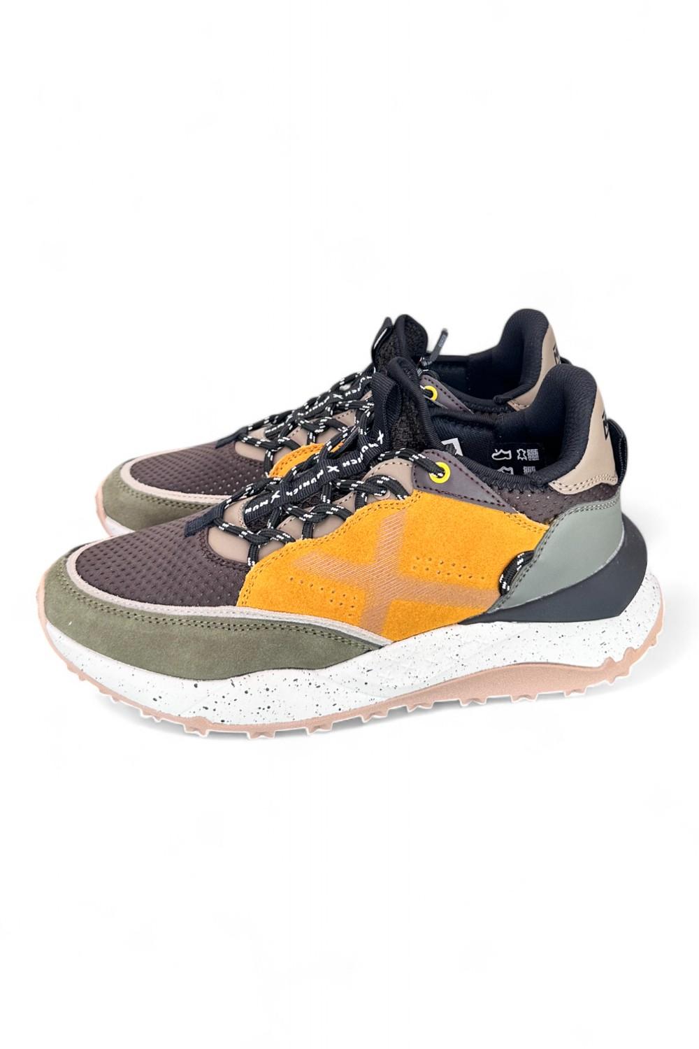Sneaker uomo Doro verde nero giallo munich 