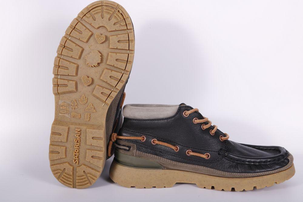 Polacco barca artigianale nero Satorisan Earth Boot Premium 
