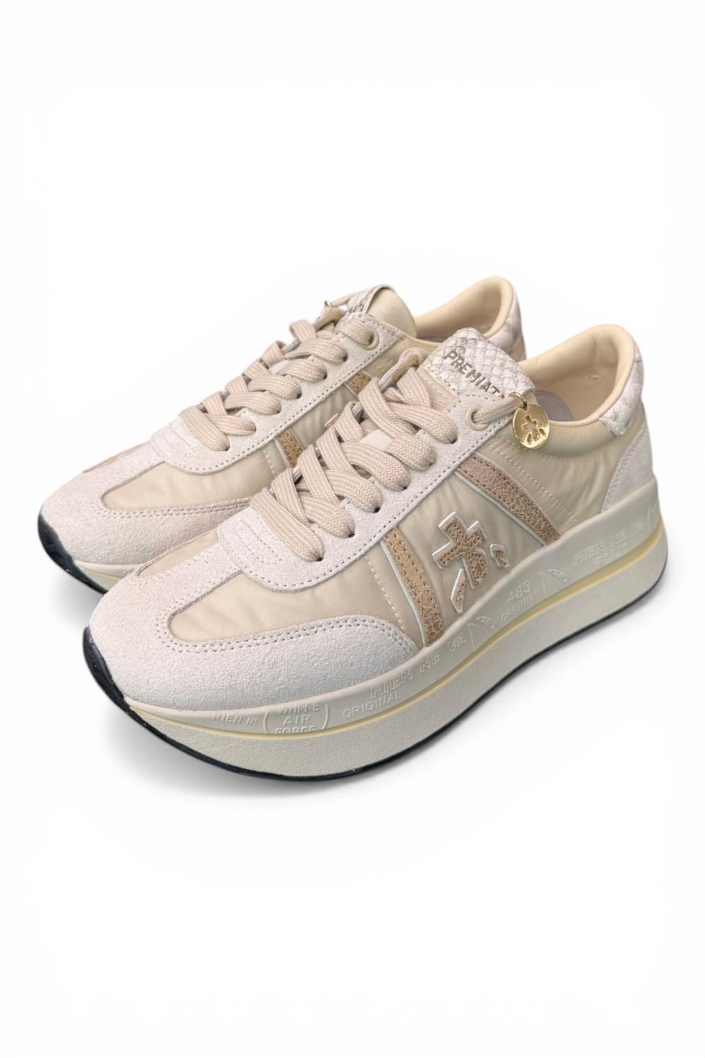Sneaker donna Bethcoin 8145 Premiata latte 