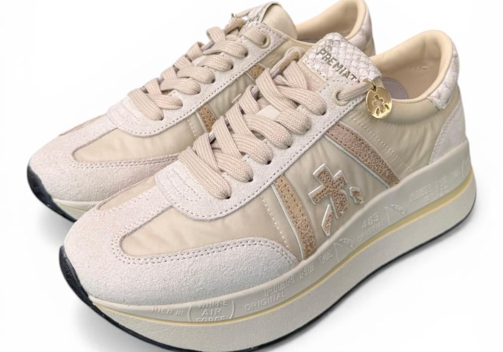 Sneaker donna Bethcoin 8145 Premiata latte 