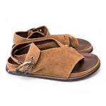 Sandalo infradito fascia suede sigaro Inuovo<BR/> 
