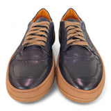 Sneaker pelle blu F.lli Rennella 