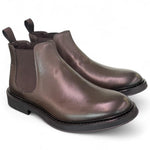 Stivaletto beatles pelle testa di moro Dino Draghi<BR/> 
