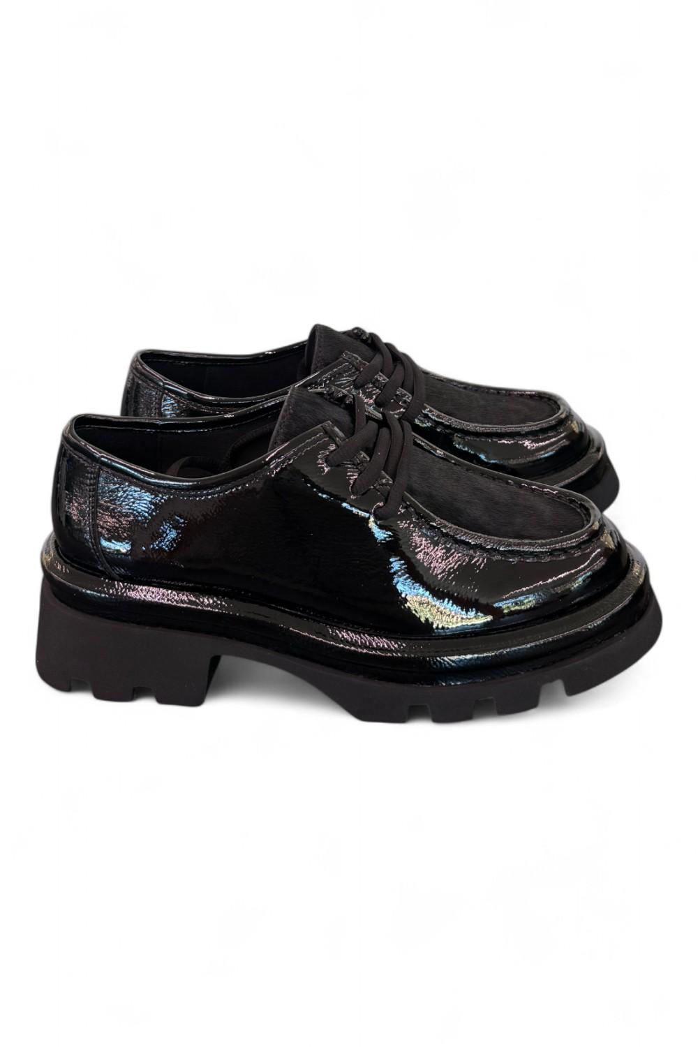 Scarpa allacciata ingegnere naplak nero Bruno Premi 