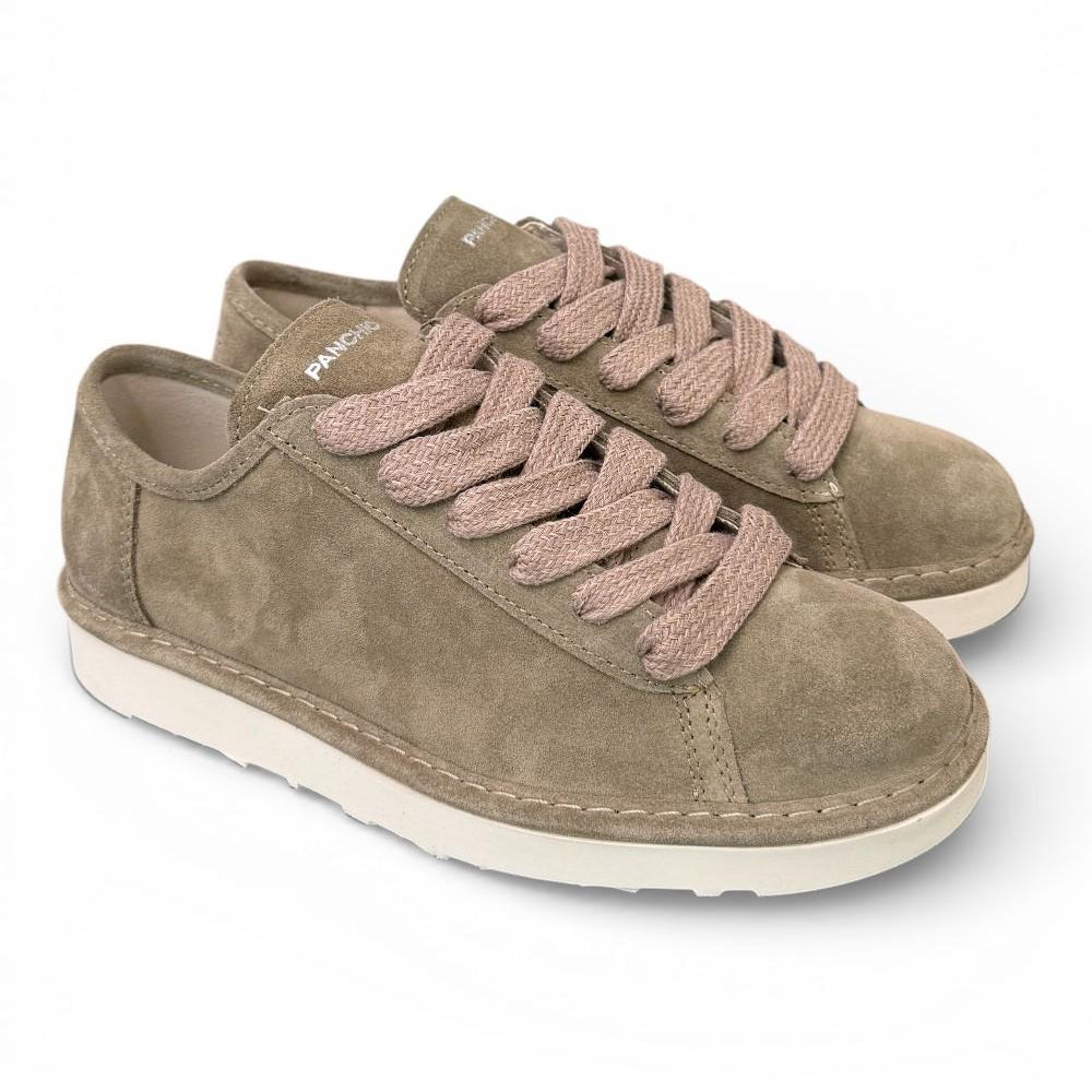 Allacciato uomo Panchic P01 suede khaki 