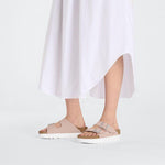 Ciabatta Arizona Papillio birkenstock pink nabuk leahter platform 