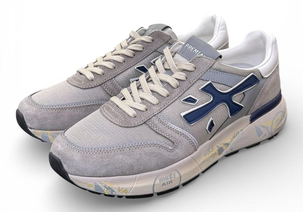 Sneaker uomo Mick 8001 Premiata grigio/blu 