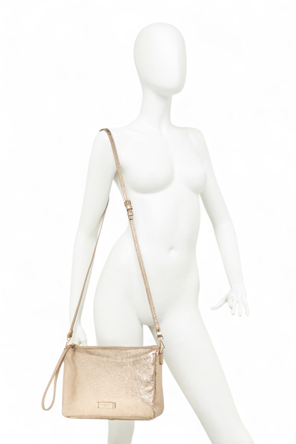 Pochette Nora pelle mirage Gianni Chiarini<BR/> 