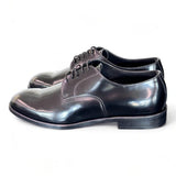 Scarpa allacciata liscia nera cerimonia Franco Fedele 