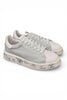 Sneaker donna Belle 8158 Premiata bianca strass argento