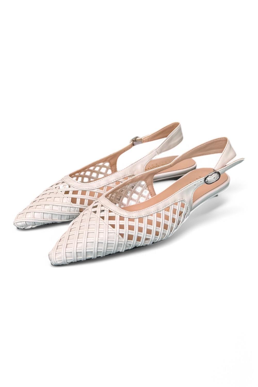 Slingback intreccio sasso flat Les Autres<BR/> 